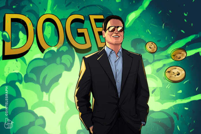 Mark Cuban sees $1 written in DOGE's tea leaves