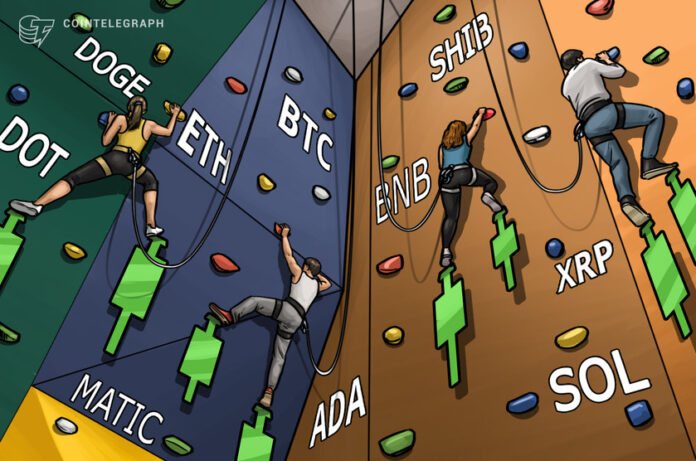 Price analysis 10/19: BTC, ETH, BNB, XRP, ADA, SOL, DOGE, DOT, MATIC, SHIB