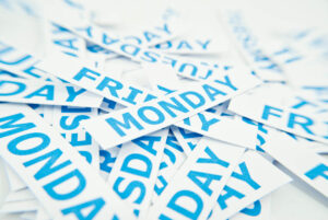 Weekly review calendar week 43 – 2025