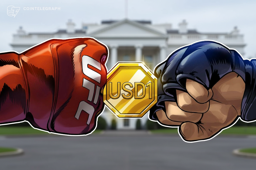 Trump crypto company's USD1 stablecoins backing UFC event bonuses